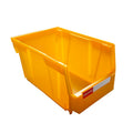 LEADLOONG V2 Yellow Colour 8x5x4in/20*13*11cm Stackable Organizer Bin Freestanding Tiered Shelf for Garage Hanging