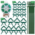31PCS Set Plant Binding and Clip Set Plant Support Clips Grafting Tools Plant Clamps