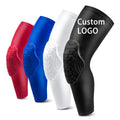 Honeycomb Anti-Collision Knee Pads Compression Knee Support Braces in Nylon EVA for Basketball Football Volleyball Players Gym