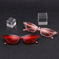UV400 Fashionable Cat Eye Sunglasses Customized Logo Brand Designer Geometric PC Red/Pink for Women Men