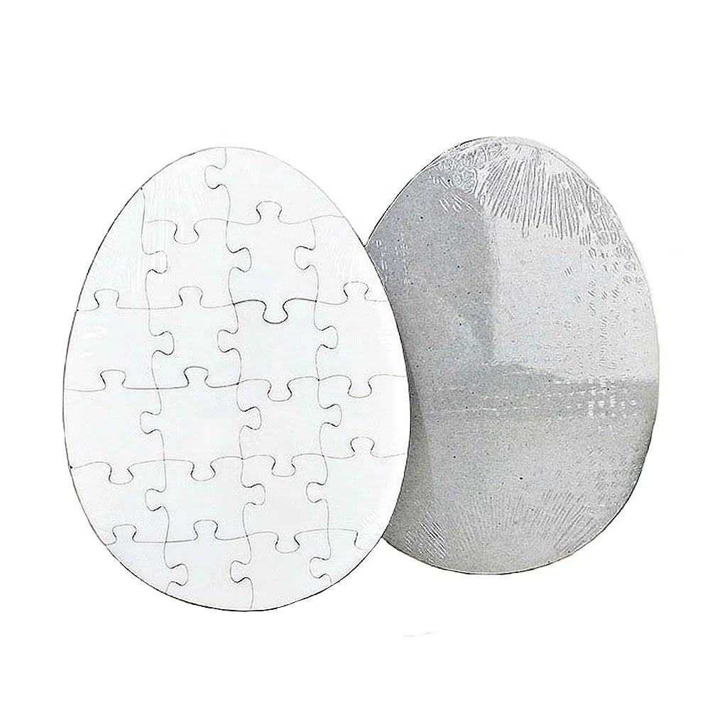 Sublimation Egg Jigsaw Puzzle Photo Frame Blanks for Easter Gifts