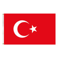 3X5FT Vivid Color and UV Fade Resistant All Different Countries Professional Flag Factory Turkey Flag
