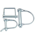Hot Sale Stainless Steel Inch Size Type D Shaft Locking Pin Hitch Safety Coupler Pin for Farm Trailers Wagons Lawn Garden
