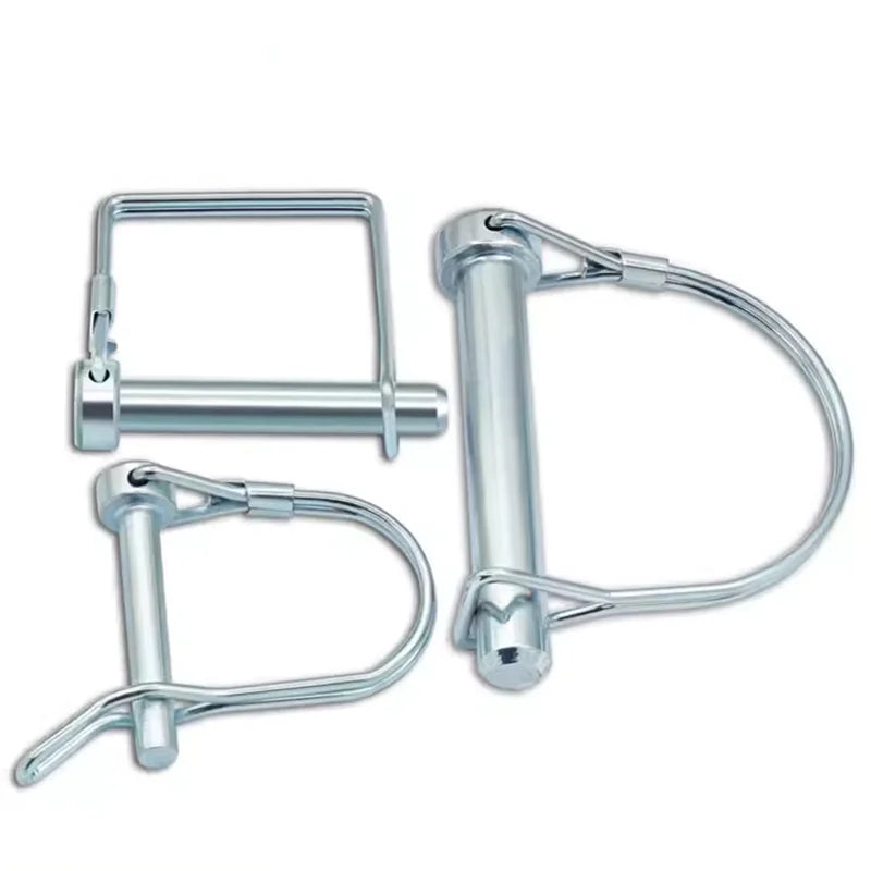 Hot Sale Stainless Steel Inch Size Type D Shaft Locking Pin Hitch Safety Coupler Pin for Farm Trailers Wagons Lawn Garden