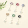 Fashion Brooch for Ladies Hijabs Pin Set 6Pcs/Bag  Malaysia Pearl Brooch Small Head