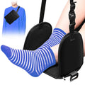 Airplane Seat Foot Rest with Memory Foam Portable Foot Hammock for  Airplane Travel Essentials to Relax Your Resting Feet