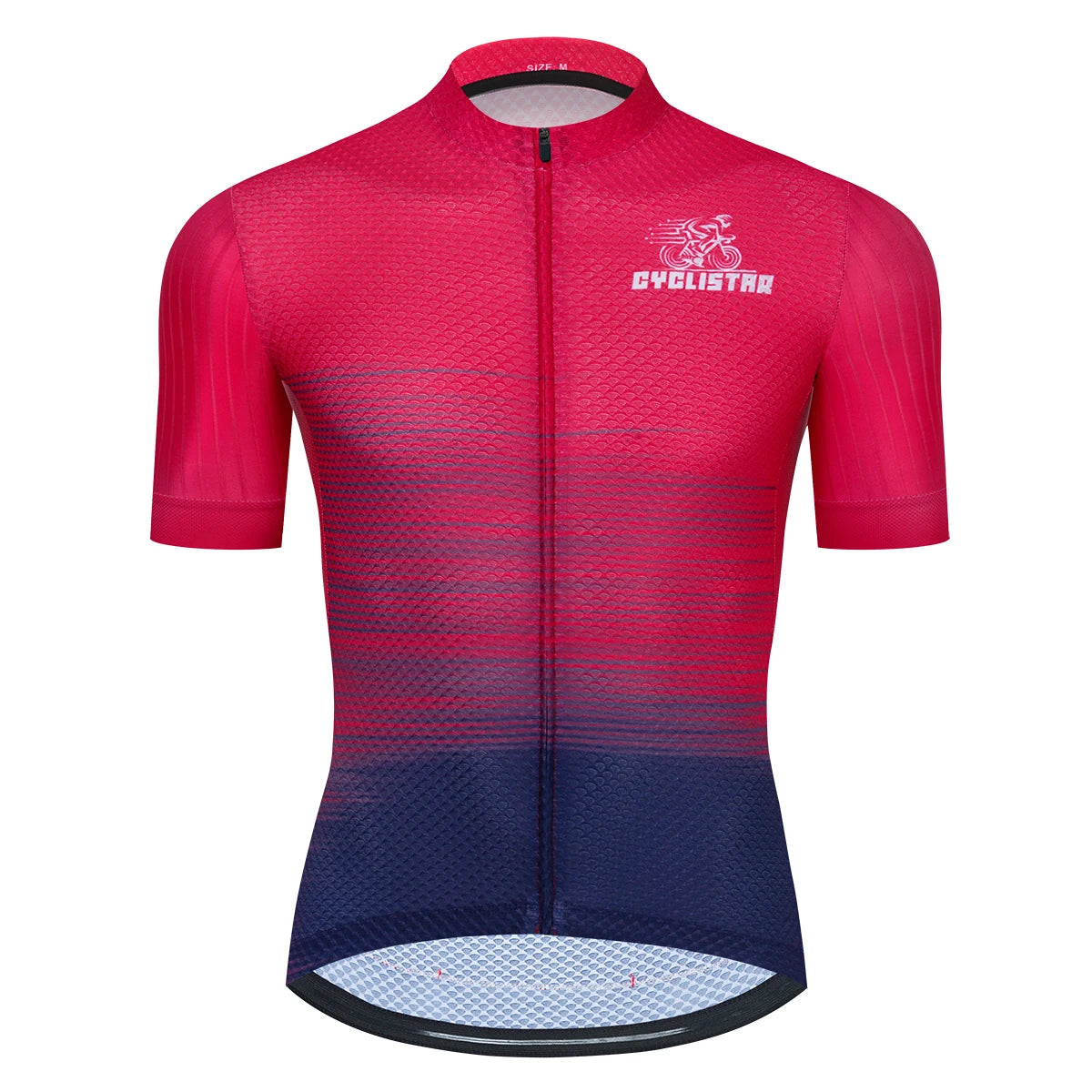 Custom Cycling Jersey Men Bike Wear Manufacturer Short Sleeve Gradient Design Quick Dry Breathable Sublimation