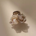 New Style Women's Elegant Hairpin Girl's Plastic Flower Grab Shark Clip Personalized Hairpin Internet Celebrity Top Head