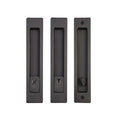 Modern Black Matte Iron Door Handle Interior Zinc Alloy Window Handle with Steel Aluminum Zinc Material