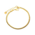 Fashion Wholesale Unisex Jewelry Bracelet 18K Gold Plated Trendy Link Chain Stainless Steel Charm Bracelet for Women's