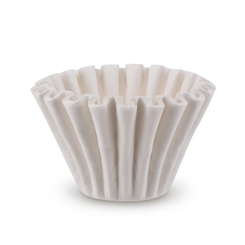 Manufacturer Custom Size Natural Color Disposable Paper Coffee Filter Bowl Shape Wave Paper Capsule Cup Box Packing