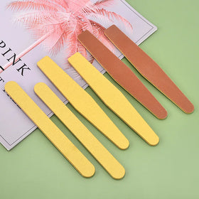 2026 Free Custom Logo Nail Art Zebra File 80/80 150/150 Grit Nail Files Professional
