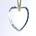 Wholesale Christmas Gifts Decoration Christmas Tree Hanging Crystal Glass Pendant Ornament Heart Shapes Pendants