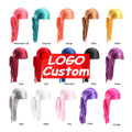 Duragesic Custom Silky Durag Headwrap Bonnet Hat Silk Du Rag Designer Durags for Men