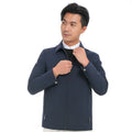 Bosha 2023 Men's Casual Jacket with Turn-Down Collar Zipper Closure Dyed Solid Pattern ODM Supply for Spring Season