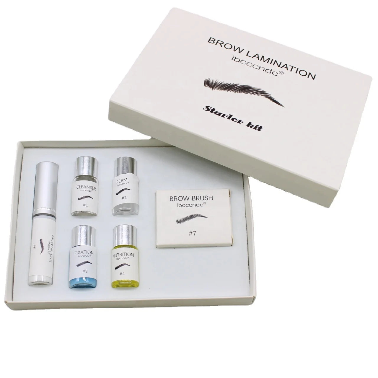 Wholesale Professional Eyebrow Laminate Perm Kit Set Private Label Eye Brows Lash Lift Gel Tool
