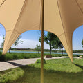 10-50 Persons 10m Single Peaks Camping Beach Sun Shade Shelter Outdoor Waterproof Star Canopy Tents for Event