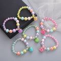 2025 Children's Colorful Bead Bracelet Handmade Fashion Cute Children's Jewelry Gift Bracelet