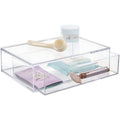 Modern Customizable Acrylic Desk Inbox Drawer Stackable Office Storage Box Set Laptop Display Racks