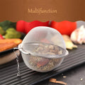 Stainless Steel Mesh Tea Filter Ball Loose Leaf Infuser Tea Strainer With Chain