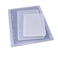 Early Riser Silione Notebook Cover Resin Casting Molds for A5 A6 A7 Book Rings DIY Notebook Epoxy Resin Tool for Cake Decorating