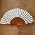 FAREA Customized Colorful Wooden Hand Iron Wood 23cm Folding Fan Gift Printing Decoration Hand Fans
