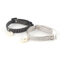 Light Luxury Retro Small Fragrance Pet Collar Necklace Cute Animal Pattern Safety Buckle Ribbon for Cat and Dog