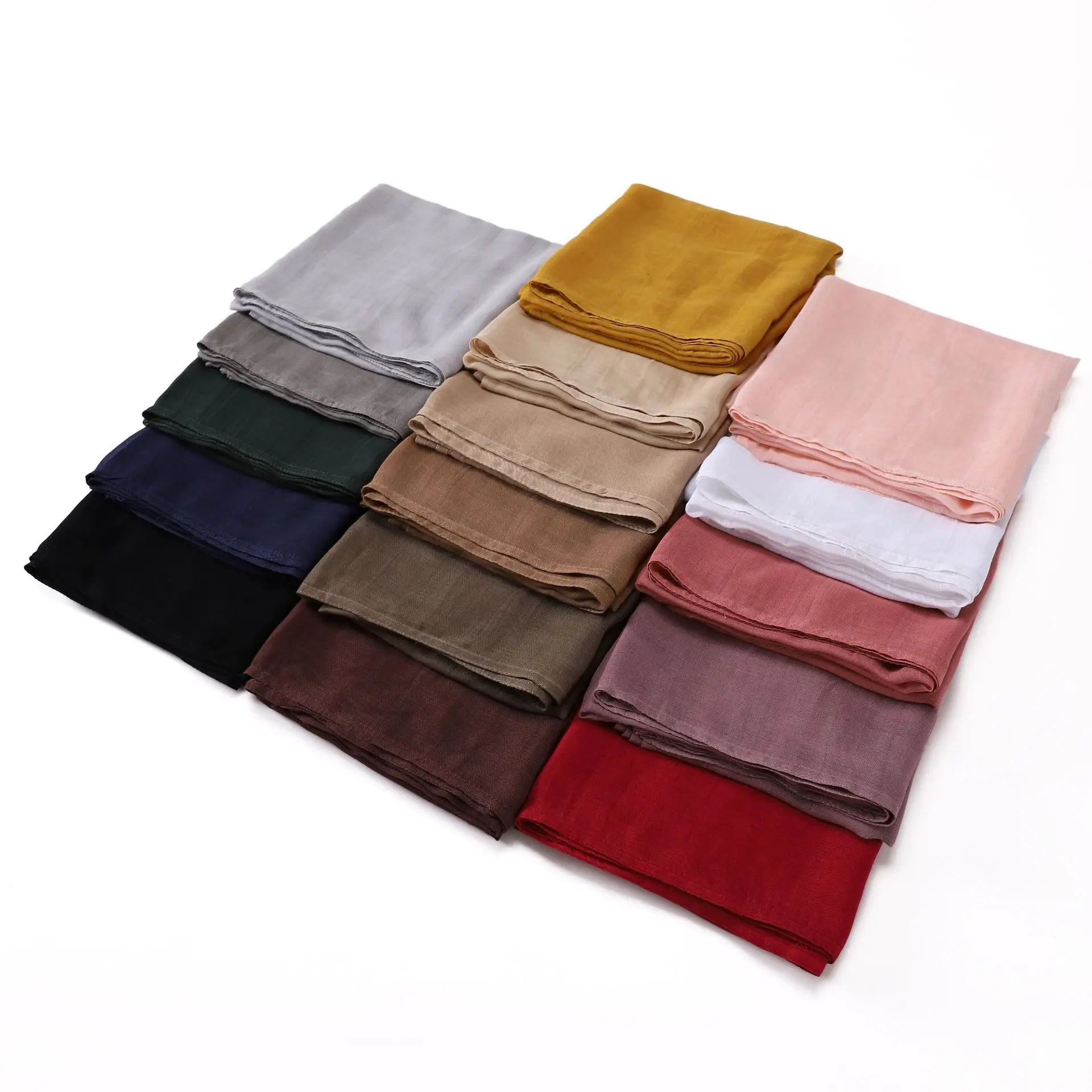 MIO Rayon Viscose Modal Fabric Hijab Muslim Scarf Women Hijab Cotton Soft Touch Exquisite Bordure Scarves