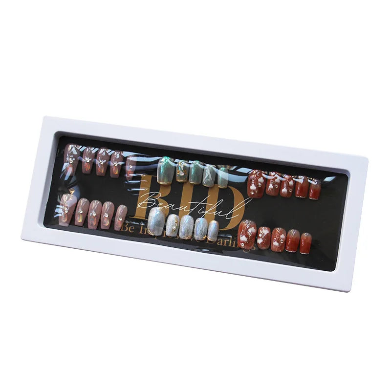 Custom Press on Nails Packaging Box Cardboard Boxes for Press on Nails Press on Nail Packaging Box Custom