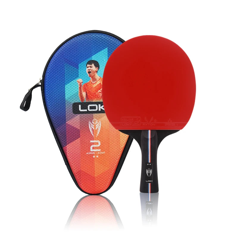 LOKI High Quality K2 Star Table Tennis Racket Manufacturer Customized Ping Pong Paddle for Professional Training