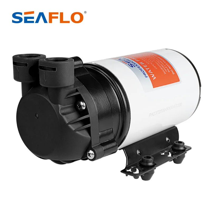 For 180PSI 1.8GPM 220V High Flow AC Pressure Pump Santoprene Diaphragm Booster Pump for Beverage Machine with 140C Max Temp MegaBDM