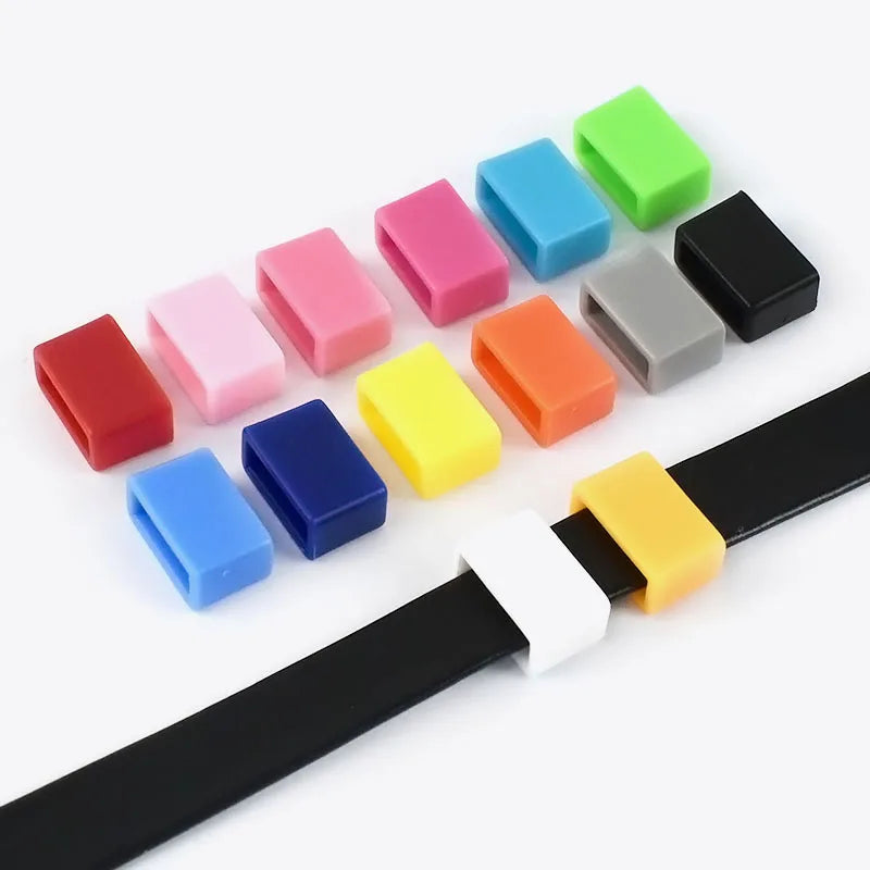 Meetee AP2001 10mm Plastic Ring Buckle Clothing DIY Sewing Accessories Bag Anti-slip Belt Loop