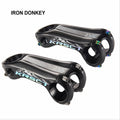 IRONDONKEY LB-100 Aluminum Alloy Bicycle Stem with Customized Logo Fork Clamp 28.6mm Handlebar Clamp 31.8mm 233G Lightweight