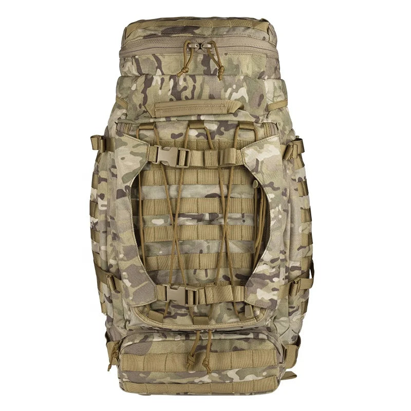 YAKEDA Large 90L Waterproof Hiking Camping Mochila Tactico Pack Travel Rucksack Combat Tactical Backpack