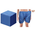 20pcs Disposable Boxers Mens Patient Exam Wear Non-Woven Sauna Boxers Spa Briefs Underwear