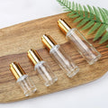 Luxury Empty 15ml 30ml Frosted Glass Face Oil Serum Bottle Pump Packaging