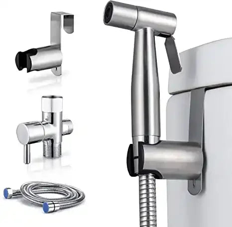 304 Stainless Steel Handheld Toilet Bidet Spray Gun Bathroom Black Gold Bidet Sprayer Shattaf Set for Bidet
