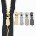 Deepeel KY699 5# DIY Garment Zip Accessories Clothing Jacket Handbag Shoes Detachable Zipper Puller Slider for Metal Zippers