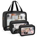 Portable Translucent PVC for Toiletry Bag Custom Logo Waterproof Makeup Cosmetic Organizer Travel Accessories for Women Men