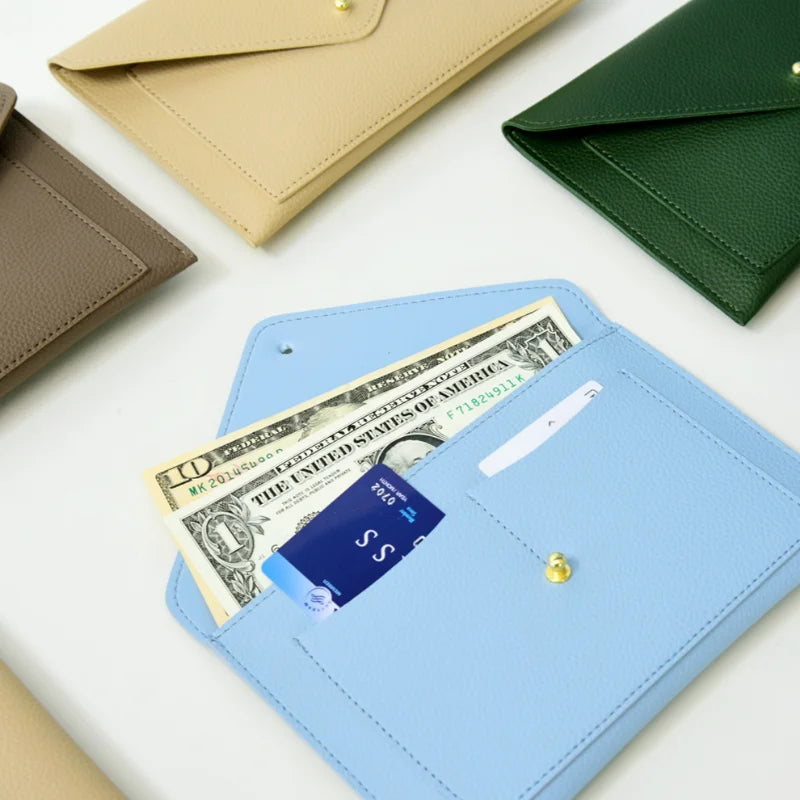 Fashion PU Leather Sublimation Passport Covers Travel Wallet Passport Holder Document Card Organizer Case