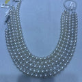 Fine Jewelry Nice Luster Nice Roundnes 9-12mm White South Sea Natural Seawater String Pearl Necklace