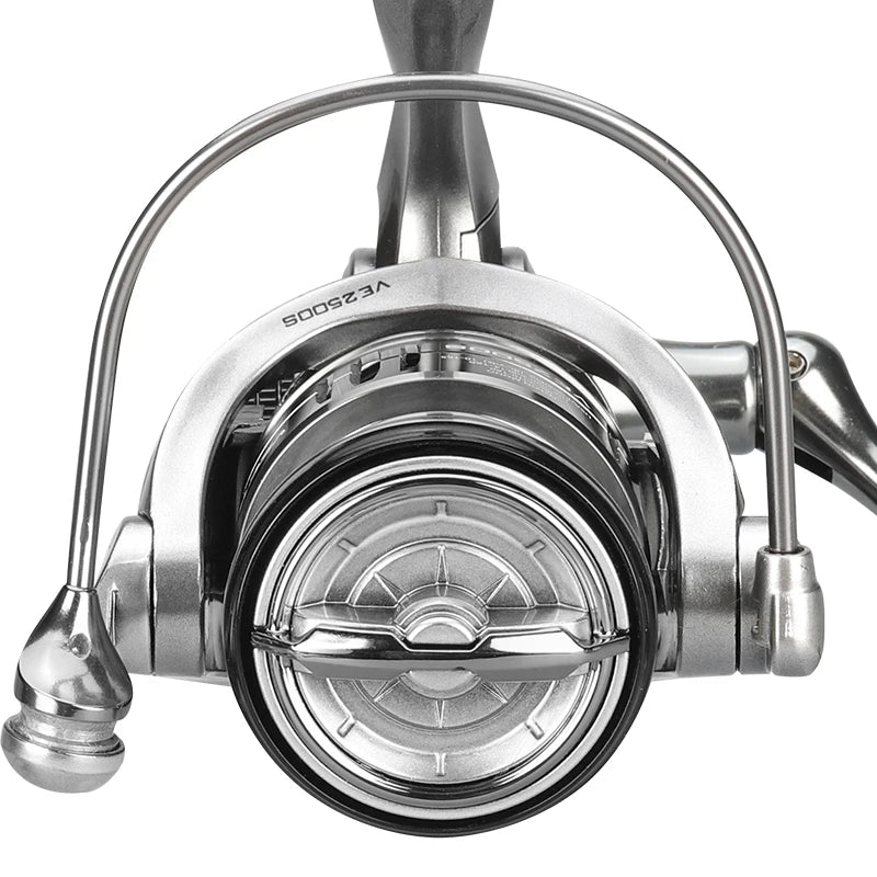 HSD Spinning Reel 6+1 Stainless Steel Ball Bearing Fishing Reels Spinning 5kg Drag Power Easily Trolling Fishing Reels