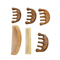 Wooden Comb Afro Pick Hair Lift Combs Beard Pick Natural Wood and Styling Tool Non-Static Comb