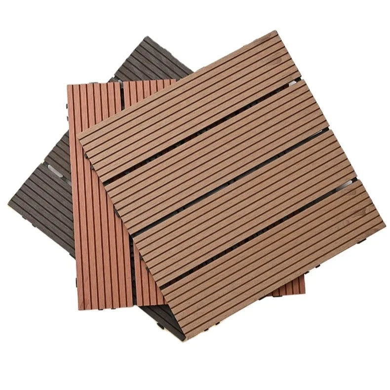 New Technology WPC Brushed European 3D Embossed Outdoor Composite Decking Waterproof & Anti-slip