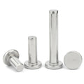 M2-M14 Iron and Steel Blind Rivets AL Knock Flat Head Solid Rivets GB109 Pop Blind Rivet Type for Aluminium