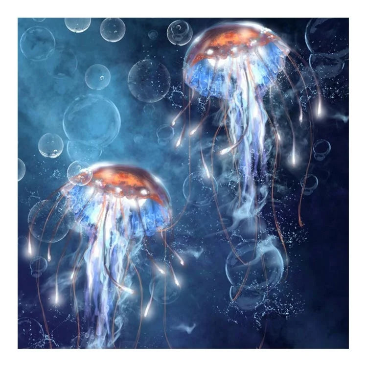 Ever Moment Diamond Painting Sea Fish Cross Stitch Full Square Resin Stones S2F483