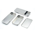 130x70x20mm Slide Tin Box Square Gua Customized 4 Color Offset Printing Tin Boxes for Wallets Tin Recipe Box with Wood Lid 1pc