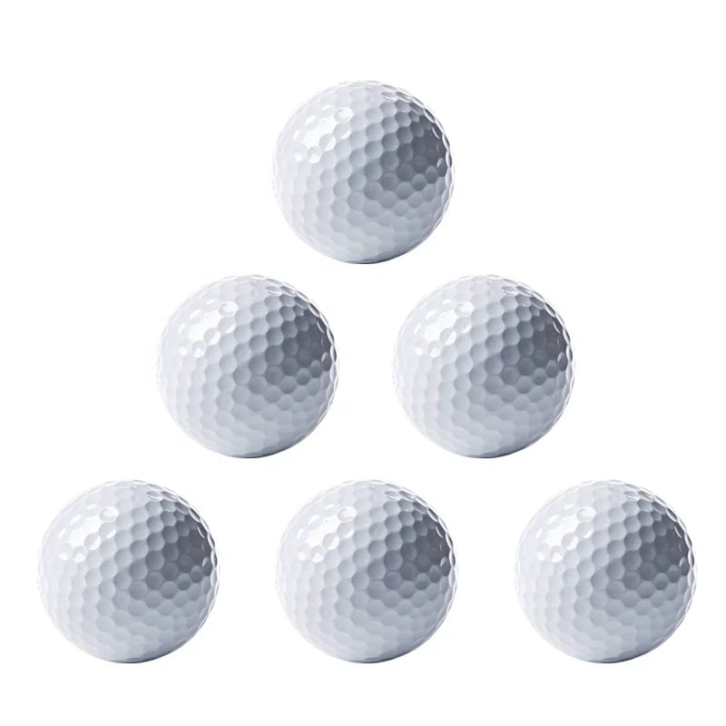 2-Layer 2-Piece Ball Golf Training Equipment Swing Trainer Practice Balls for Golfers
