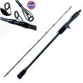 Hot Sale 1.9M Slow Pitch Light Jigging Rod Fuji Spinning Saltwater Offshore Casting Rod Boat Sea Fishing Rod