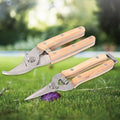 Hot Selling Ash Wood Gardening Sharp Fruit Pruning Tree Pruning Shears Garden Pruning